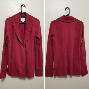New Burgundy Sweater Blazer